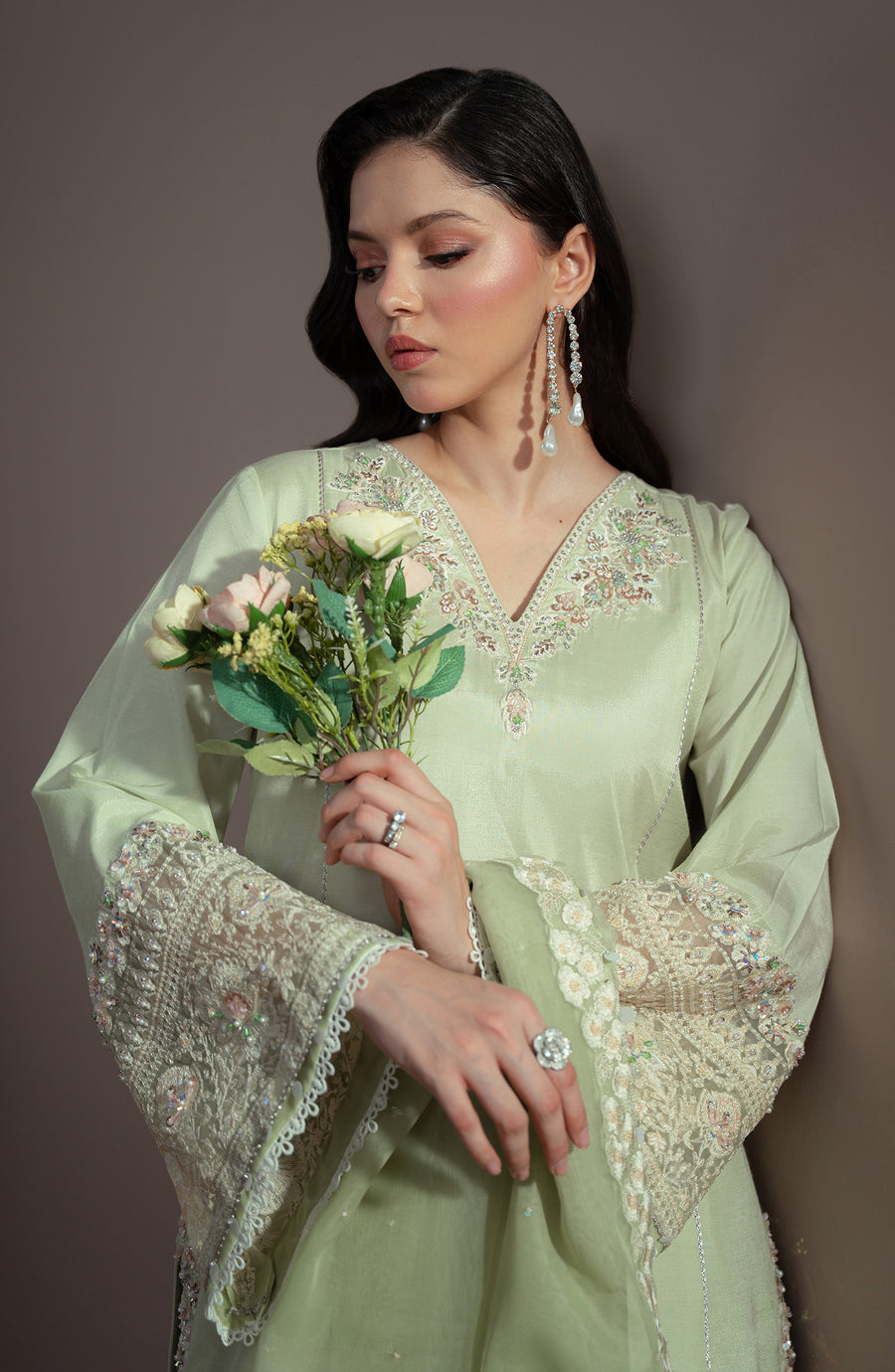 Fabiha Fatima | Elvin Pret Wear | SAGE by Fabiha Fatima - Designer Dress  - Type : Ladies Clothes - Available at Libayah - 100% Original 