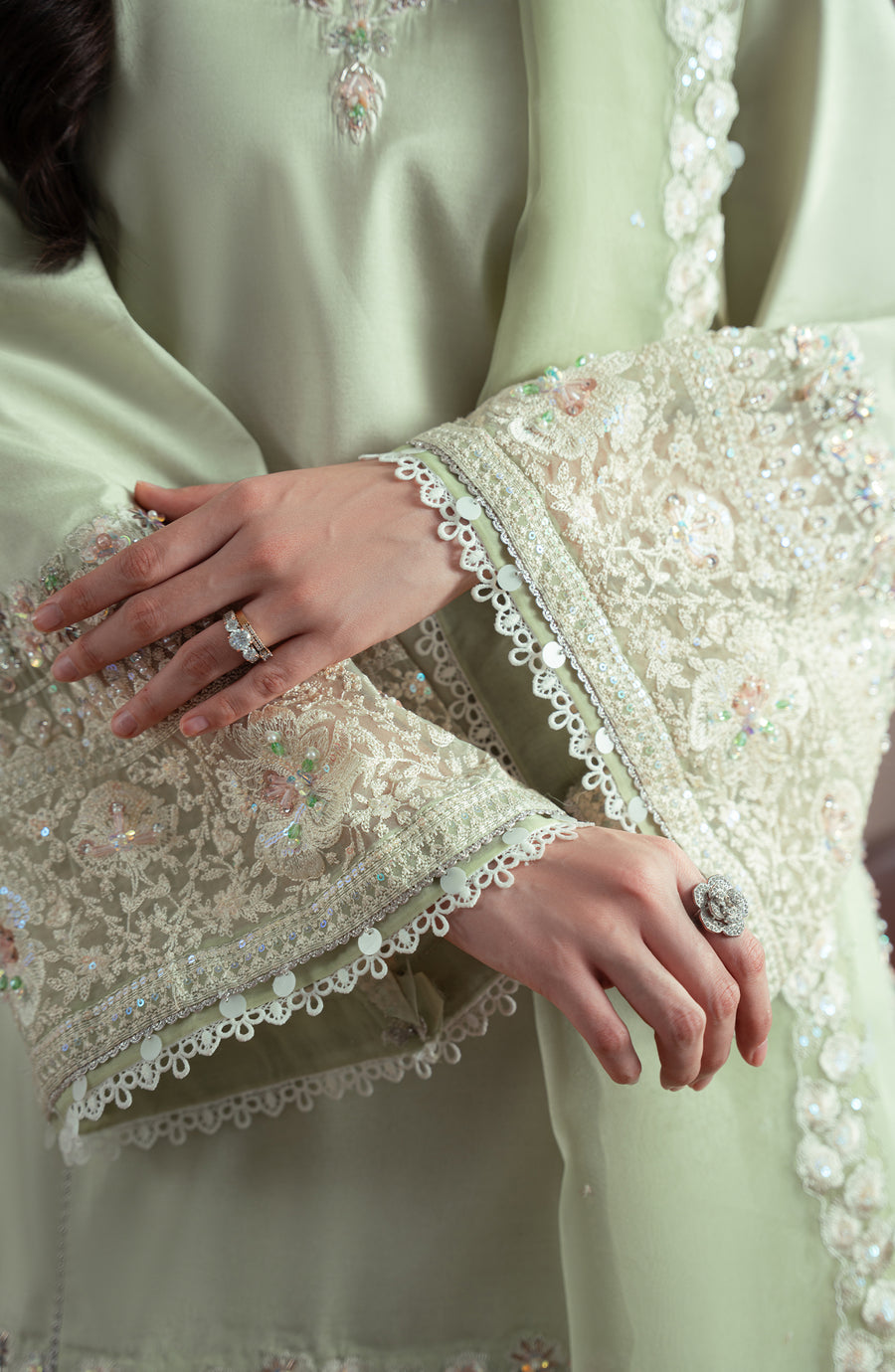 Fabiha Fatima | Elvin Pret Wear | SAGE by Fabiha Fatima - Designer Dress  - Type : Ladies Clothes - Available at Libayah - 100% Original 