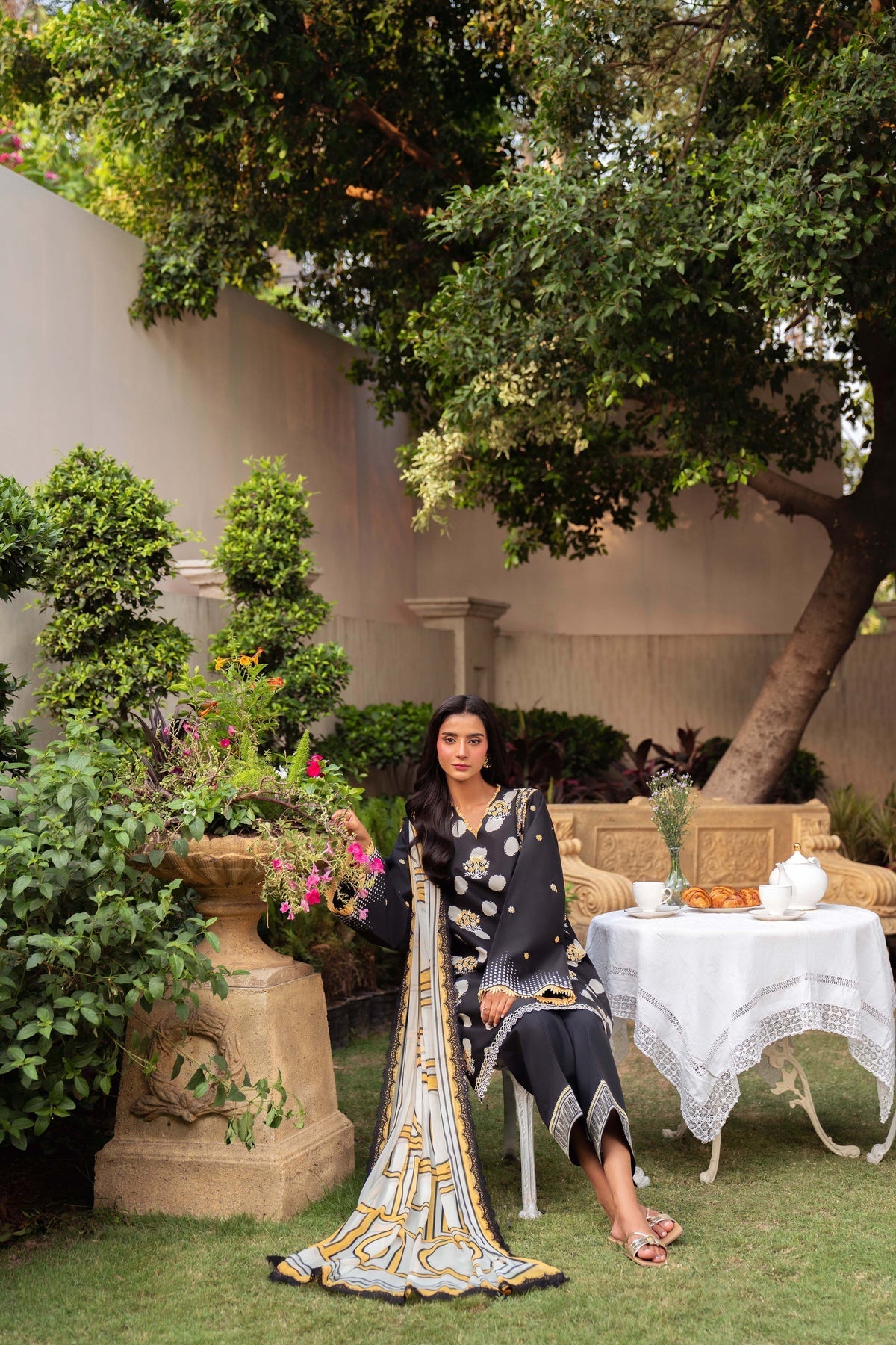 Sable Vogue | Lila Lawn 25 | SAL-03-25 by Sable Vogue - Designer Dress - Type: Ladies Clothes - Available at Libayah - 100% Original
