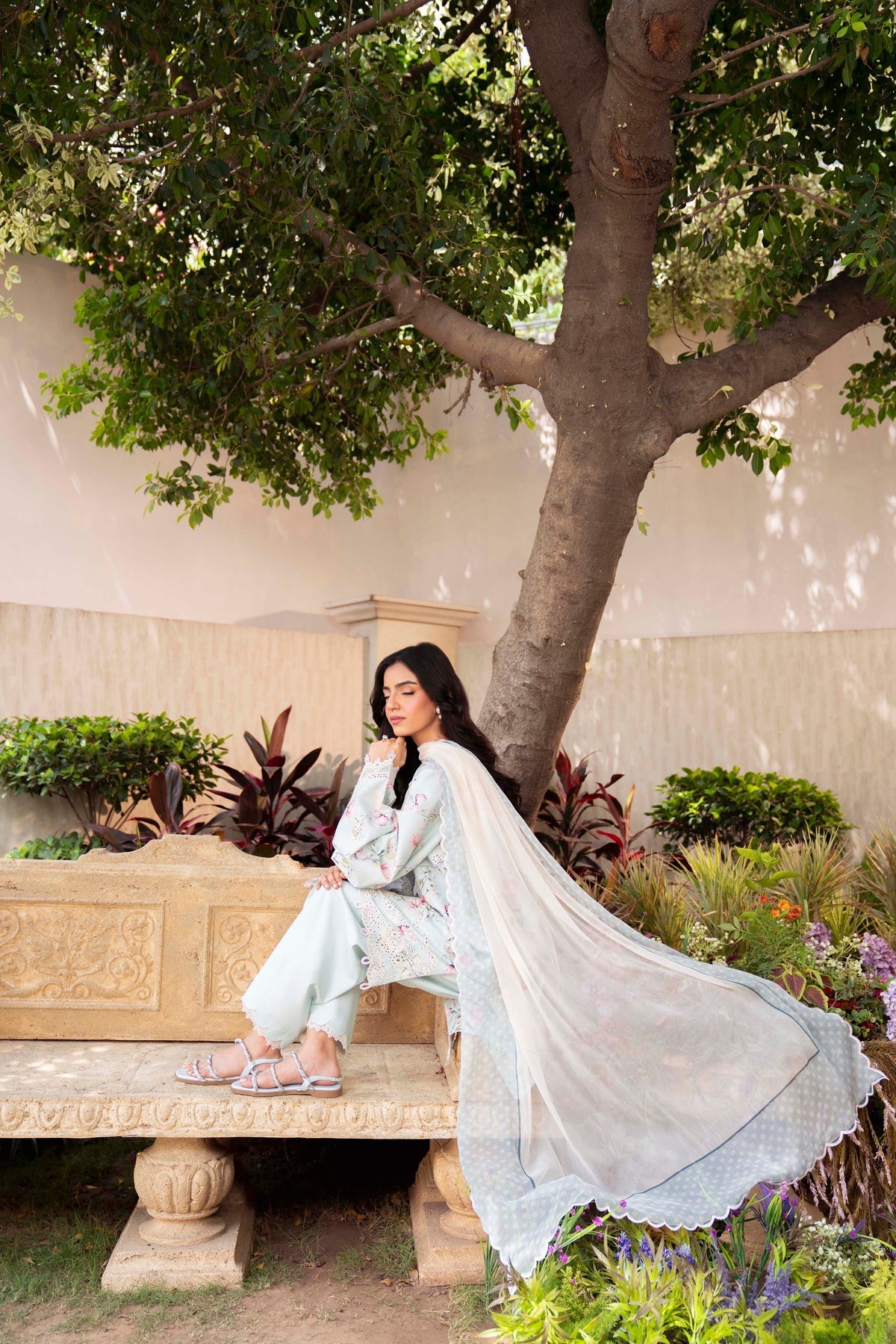 Sable Vogue | Lila Lawn 25 | SAL-09-25 by Sable Vogue - Designer Dress - Type: Ladies Clothes - Available at Libayah - 100% Original