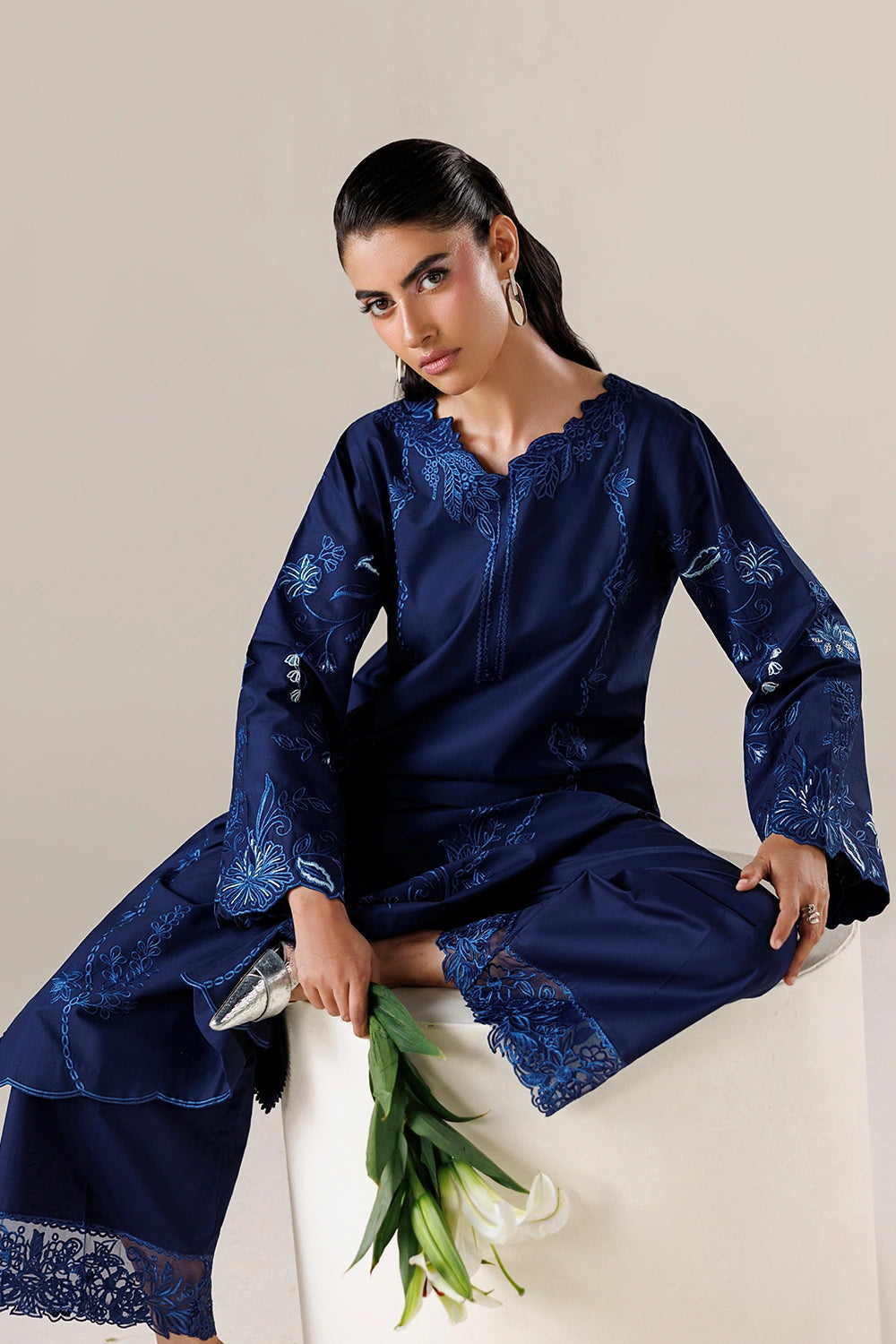 Azure | Chic Essentials | Sapphire Babe by Azure - Designer Dress  - Type : Ladies Clothes - Available at Libayah - 100% Original 
