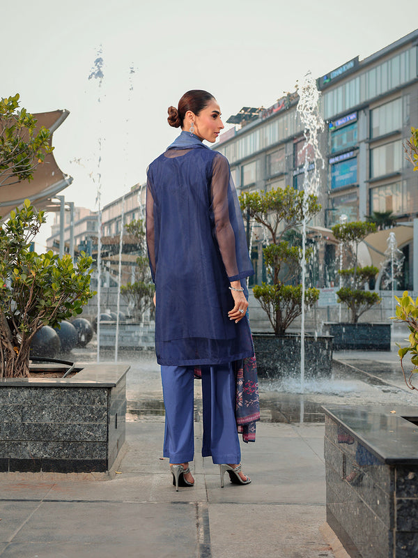 Ain | Raya Luxury Formals | AN-164 SAPPHIRE by Ain - Designer Dress  - Type : Ladies Clothes - Available at Libayah - 100% Original 