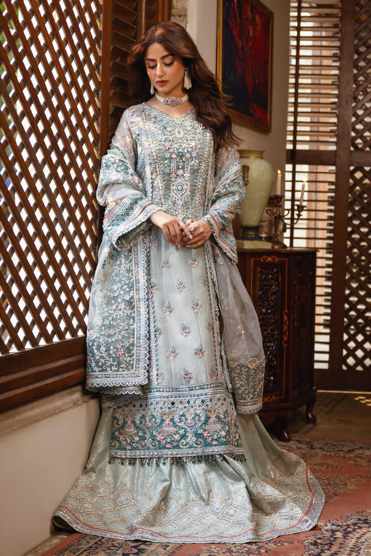 Imrozia Premium | Sajal Bridal Collection | SB-25 Inara by Imrozia Premium - Designer Dress - Type: Ladies Clothes - Available at Libayah - 100% Original