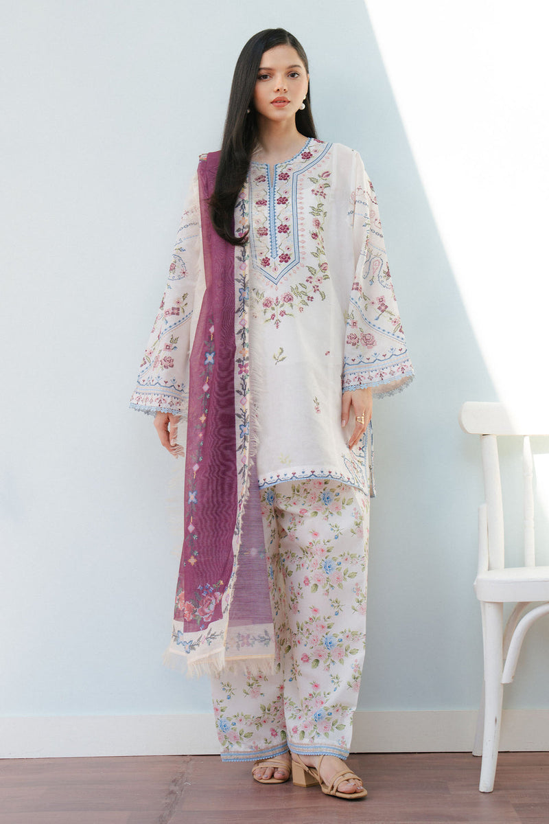 Zara Shahjahan | Coco Lawn 25 | SERENE-2B by Zara Shahjahan - Designer Dress - Type: Ladies Clothes - Available at Libayah - 100% Original