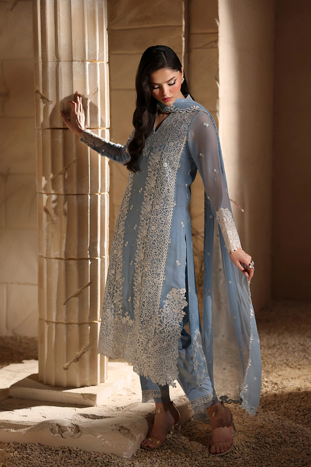 Azure | Luxe Formals | Serenite by Azure - Designer Dress - Type : Ladies Clothes - Available at Libayah - 100% Original 