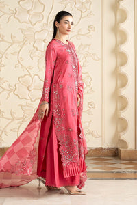 Maria B | Luxury Formals Pre Fall | SF-EA26-12-Pink by Maria B - Designer Dress  - Type : Ladies Clothes - Available at Libayah - 100% Original 