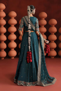Maria B | Luxury Formals Pre Fall | SF-EA26-27-Teal by Maria B - Designer Dress  - Type : Ladies Clothes - Available at Libayah - 100% Original 