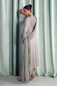 Maria B | Luxury Formals Pre Fall | SF-EA26-37-Grey by Maria B - Designer Dress  - Type : Ladies Clothes - Available at Libayah - 100% Original 