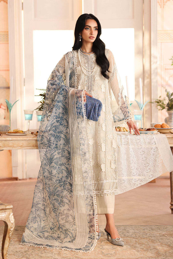 Maria B | Pre Fall Dresses | 3 Piece Embroidered Organza Suit CC by Maria B - Designer Dress  - Type : Ladies Clothes - Available at Libayah - 100% Original 