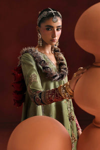 Maria B | Luxury Formals Pre Fall | SF-PF26-03-Green by Maria B - Designer Dress  - Type : Ladies Clothes - Available at Libayah - 100% Original 