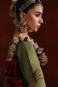 Maria B | Luxury Formals Pre Fall | SF-PF26-03-Green by Maria B - Designer Dress  - Type : Ladies Clothes - Available at Libayah - 100% Original 