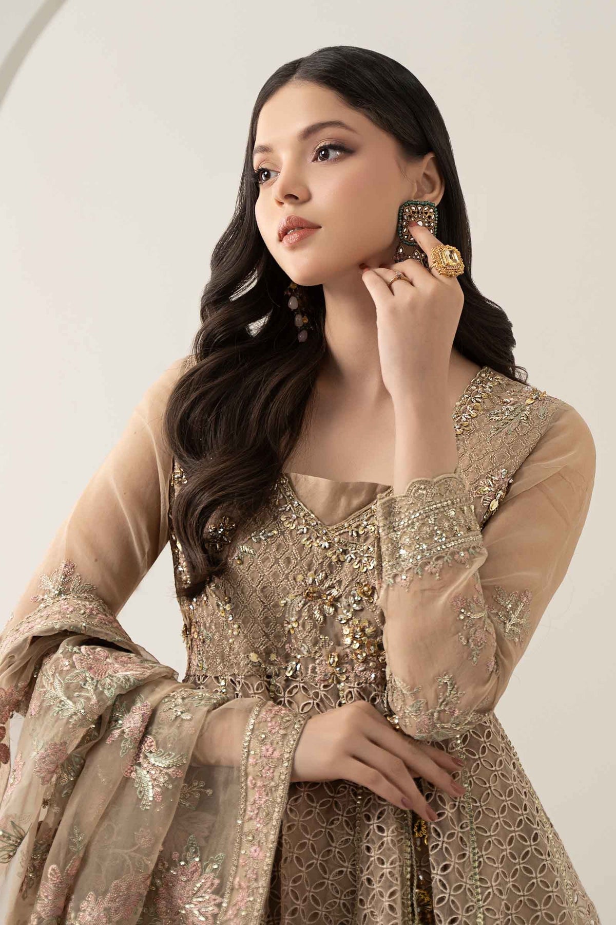 Maria B | Formal Wears | SF-EA25-01 by Maria B - Designer Dress  - Type : Ladies Clothes - Available at Libayah - 100% Original 