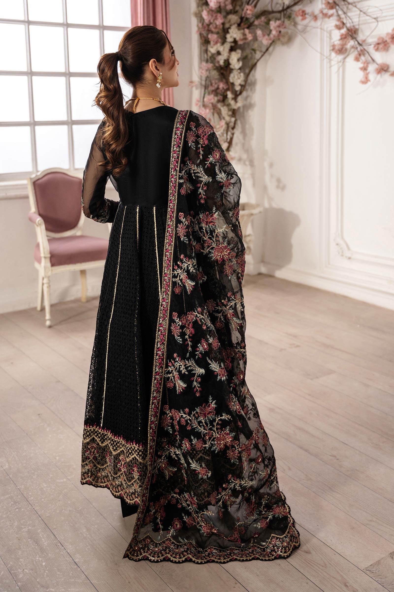 Maria B | Formal Wears | SF-EA25-01 by Maria B - Designer Dress  - Type : Ladies Clothes - Available at Libayah - 100% Original 