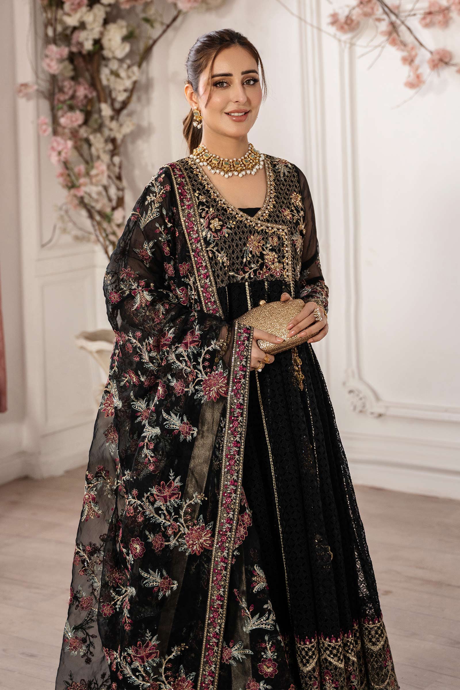 Maria B | Formal Wears | SF-EA25-01 by Maria B - Designer Dress  - Type : Ladies Clothes - Available at Libayah - 100% Original 
