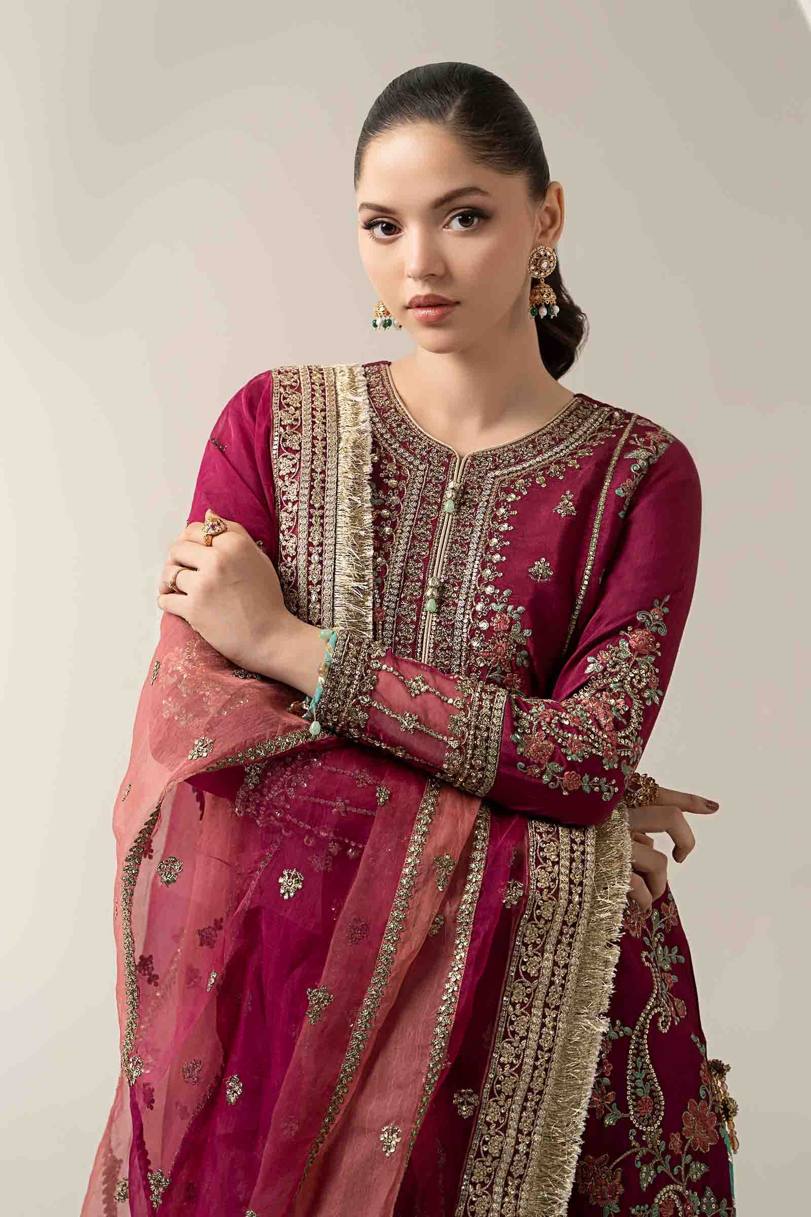Maria B | Formal Wears | SF-EA25-02 by Maria B - Designer Dress  - Type : Ladies Clothes - Available at Libayah - 100% Original 
