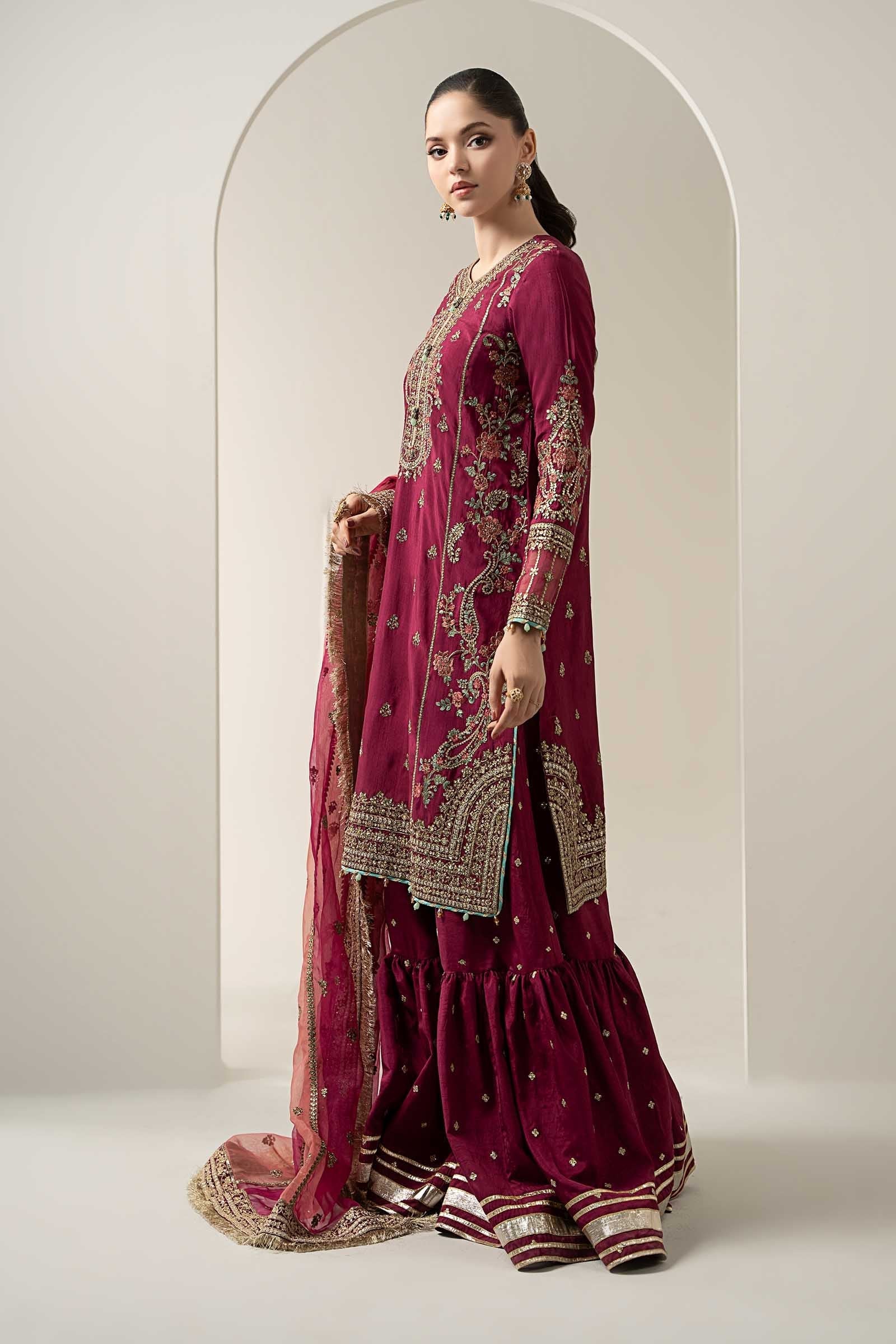 Maria B | Formal Wears | SF-EA25-02 by Maria B - Designer Dress  - Type : Ladies Clothes - Available at Libayah - 100% Original 
