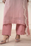 Maria B | Pre Fall Dresses | 3 Piece Embroidered Chiffon Suit Pink by Maria B - Designer Dress  - Type : Ladies Clothes - Available at Libayah - 100% Original 