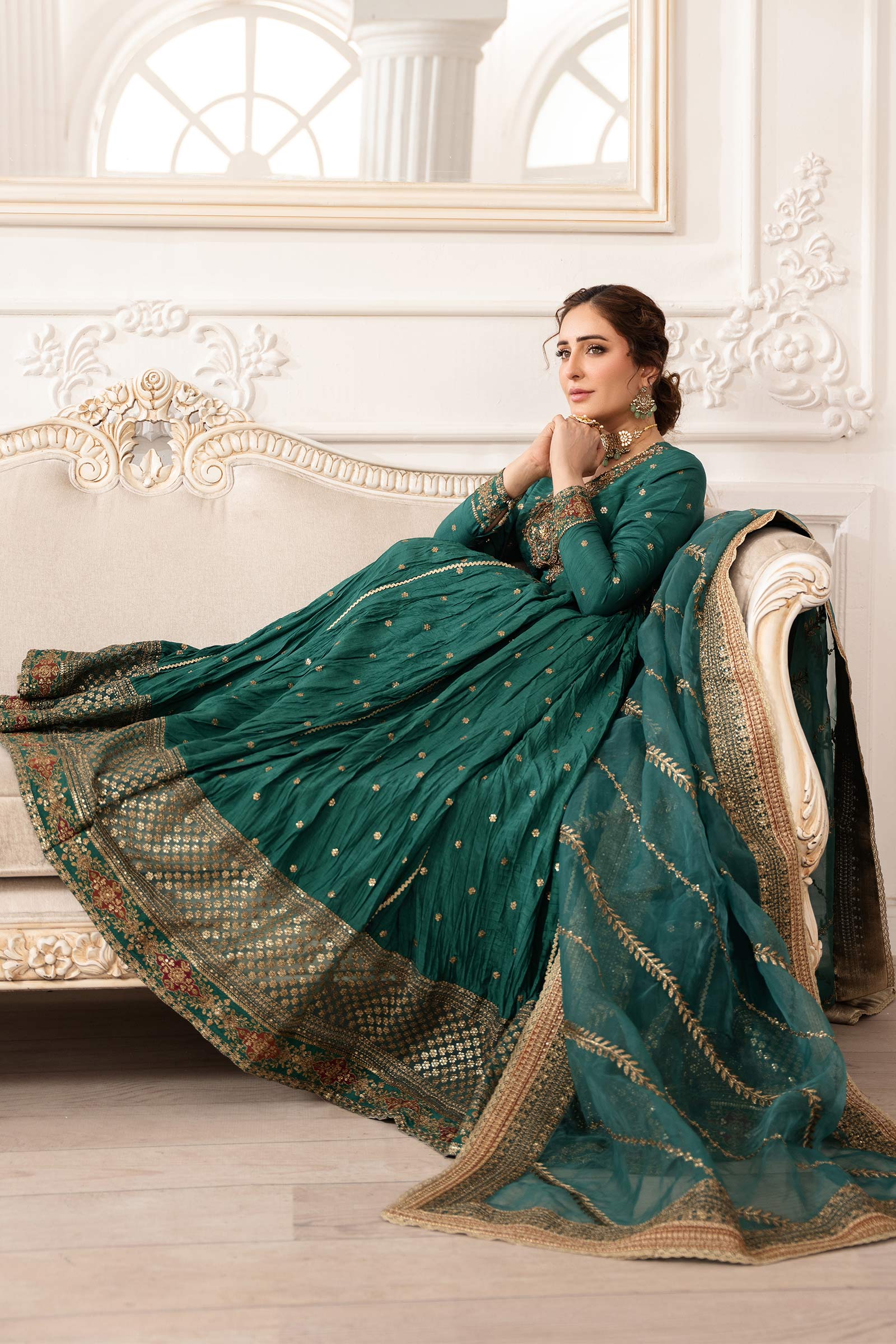 Maria B | Formal Wears | SF-EA25-04 by Maria B - Designer Dress  - Type : Ladies Clothes - Available at Libayah - 100% Original 