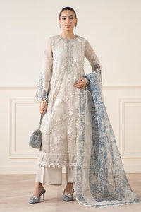 Maria B | Luxury Formals Pre Fall | SF-EA25-05R1-Off White by Maria B - Designer Dress  - Type : Ladies Clothes - Available at Libayah - 100% Original 