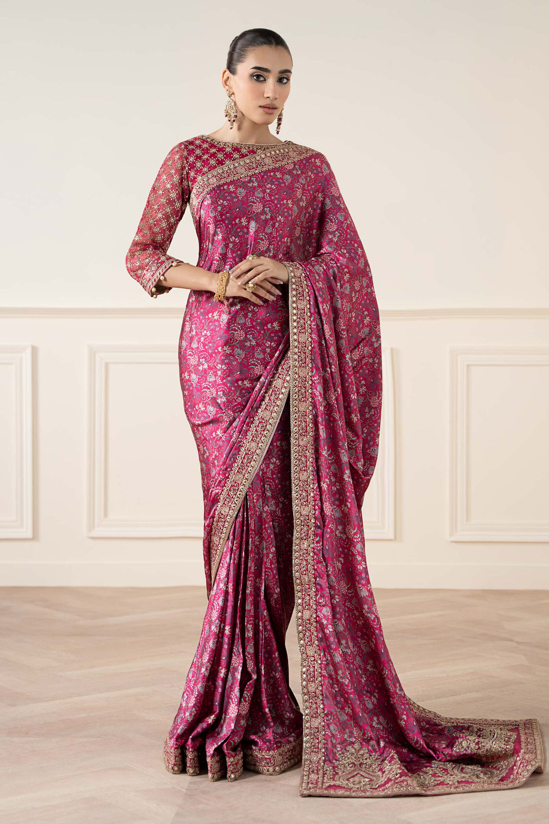 Maria B | Formal Wears | SF-EA25-12 by Maria B - Designer Dress  - Type : Ladies Clothes - Available at Libayah - 100% Original 