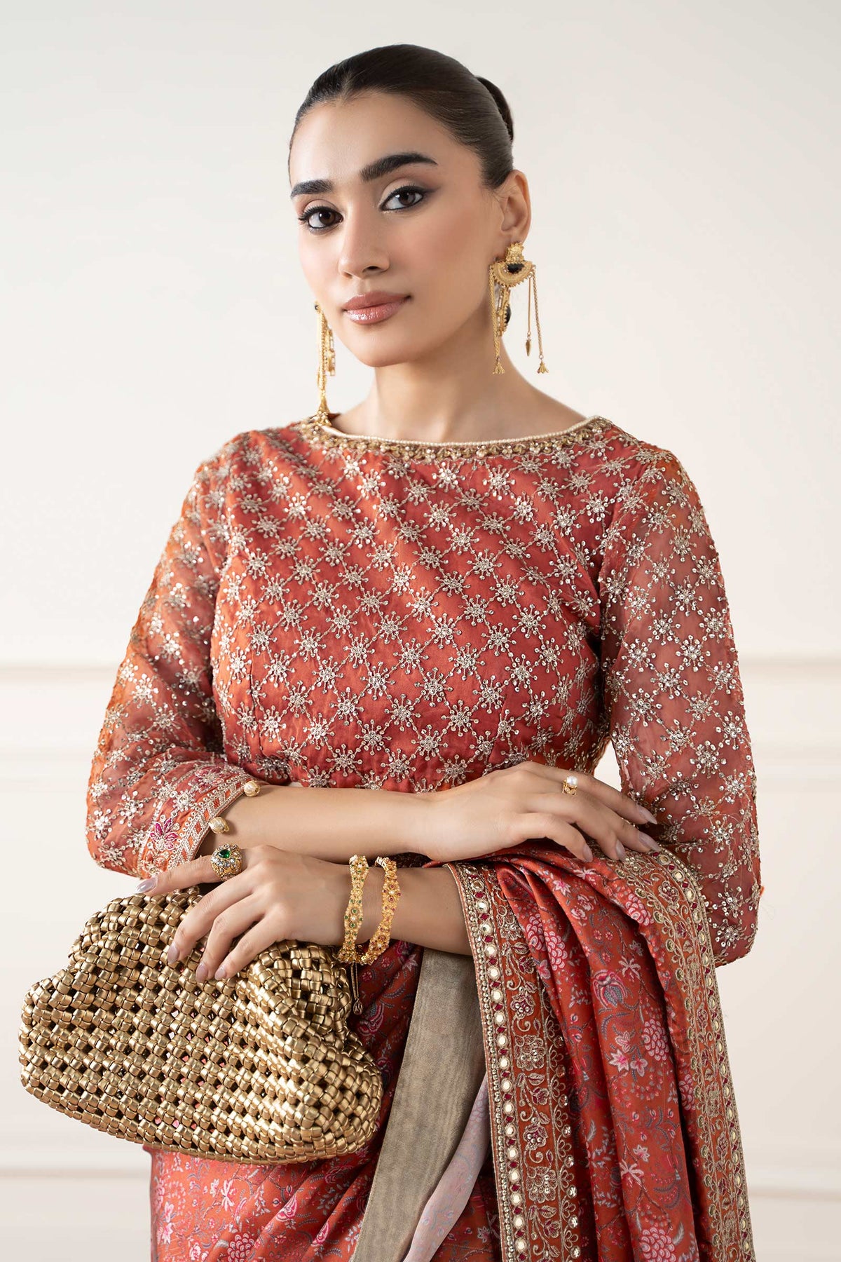Maria B | Formal Wears | SF-EA25-12 by Maria B - Designer Dress  - Type : Ladies Clothes - Available at Libayah - 100% Original 