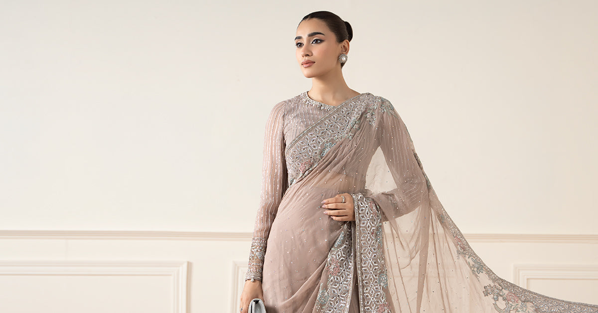 Maria B | Formal Wears | SF-EA25-13 by Maria B - Designer Dress  - Type : Ladies Clothes - Available at Libayah - 100% Original 