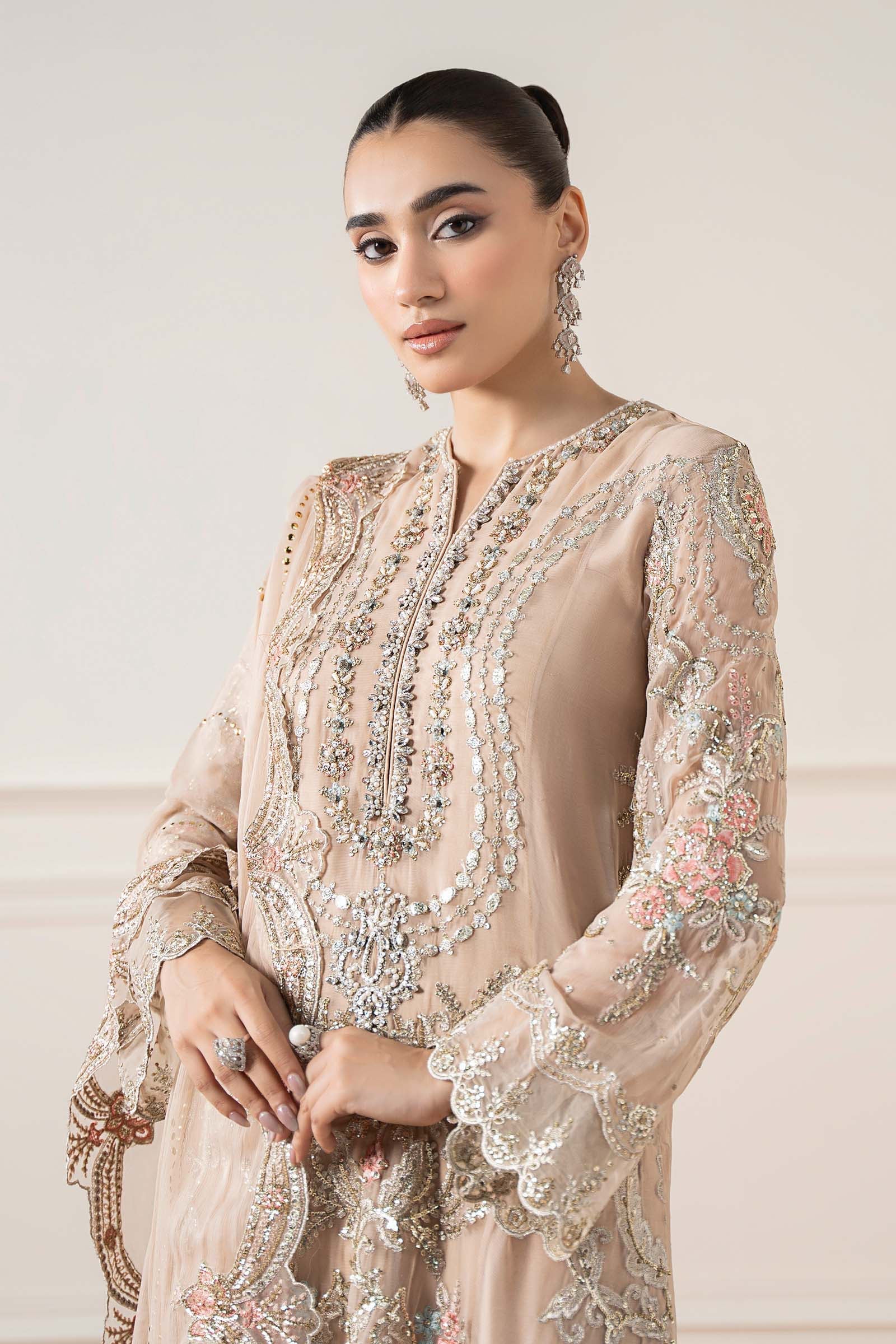 Maria B | Pre Fall 25 | Chiffon Suit 20 by Maria B - Designer Dress  - Type : Ladies Clothes - Available at Libayah - 100% Original 