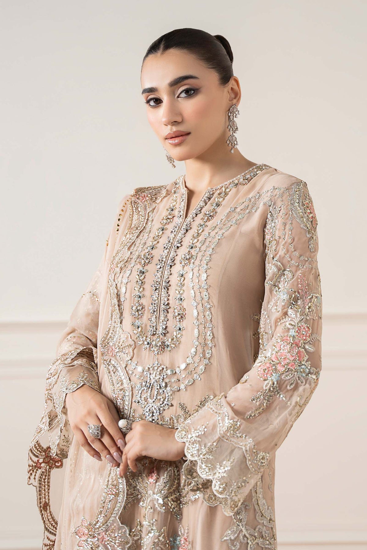 Maria B | Pre Fall 25 | Chiffon Suit 20 by Maria B - Designer Dress  - Type : Ladies Clothes - Available at Libayah - 100% Original 