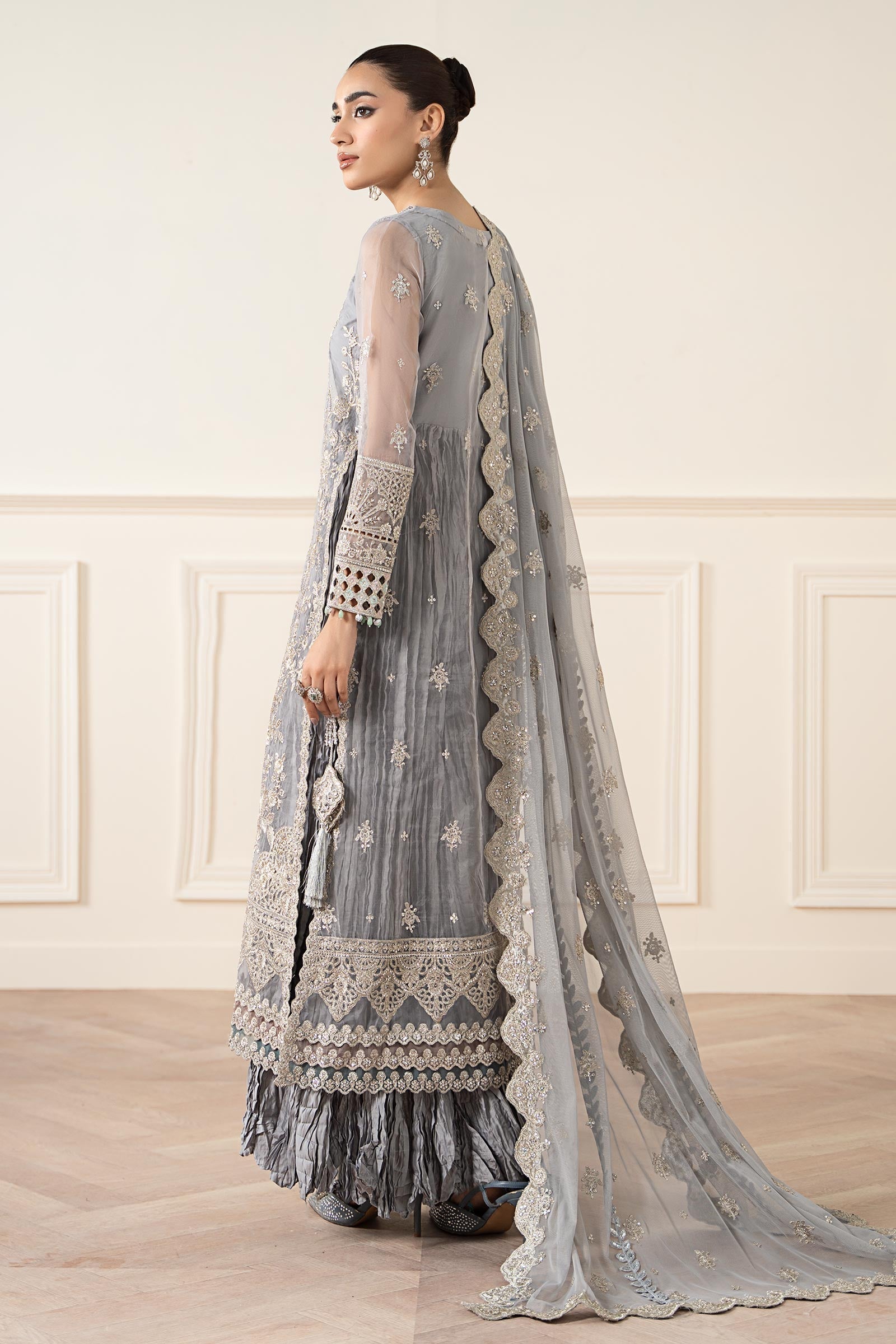 Maria B | Formal Wears | SF-EA25-22 by Maria B - Designer Dress  - Type : Ladies Clothes - Available at Libayah - 100% Original 