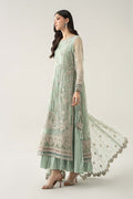 Maria B | Pre Fall Dresses | 3 Piece Embroidered Organza Suit Sea Green by Maria B - Designer Dress  - Type : Ladies Clothes - Available at Libayah - 100% Original 