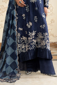 Maria B | Luxury Formals Pre Fall | SF-EA26-12-Blue by Maria B - Designer Dress  - Type : Ladies Clothes - Available at Libayah - 100% Original 