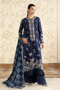 Maria B | Luxury Formals Pre Fall | SF-EA26-12-Blue by Maria B - Designer Dress  - Type : Ladies Clothes - Available at Libayah - 100% Original 