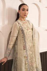 Maria B | Luxury Formals Pre Fall | SF-EA26-24-Light Yellow by Maria B - Designer Dress  - Type : Ladies Clothes - Available at Libayah - 100% Original 