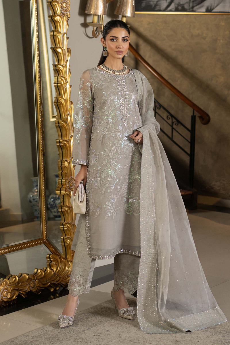 Maria B | Formal Wears | SF-EF25-15 by Maria B - Designer Dress - Type: Ladies Clothes - Available at Libayah - 100% Original