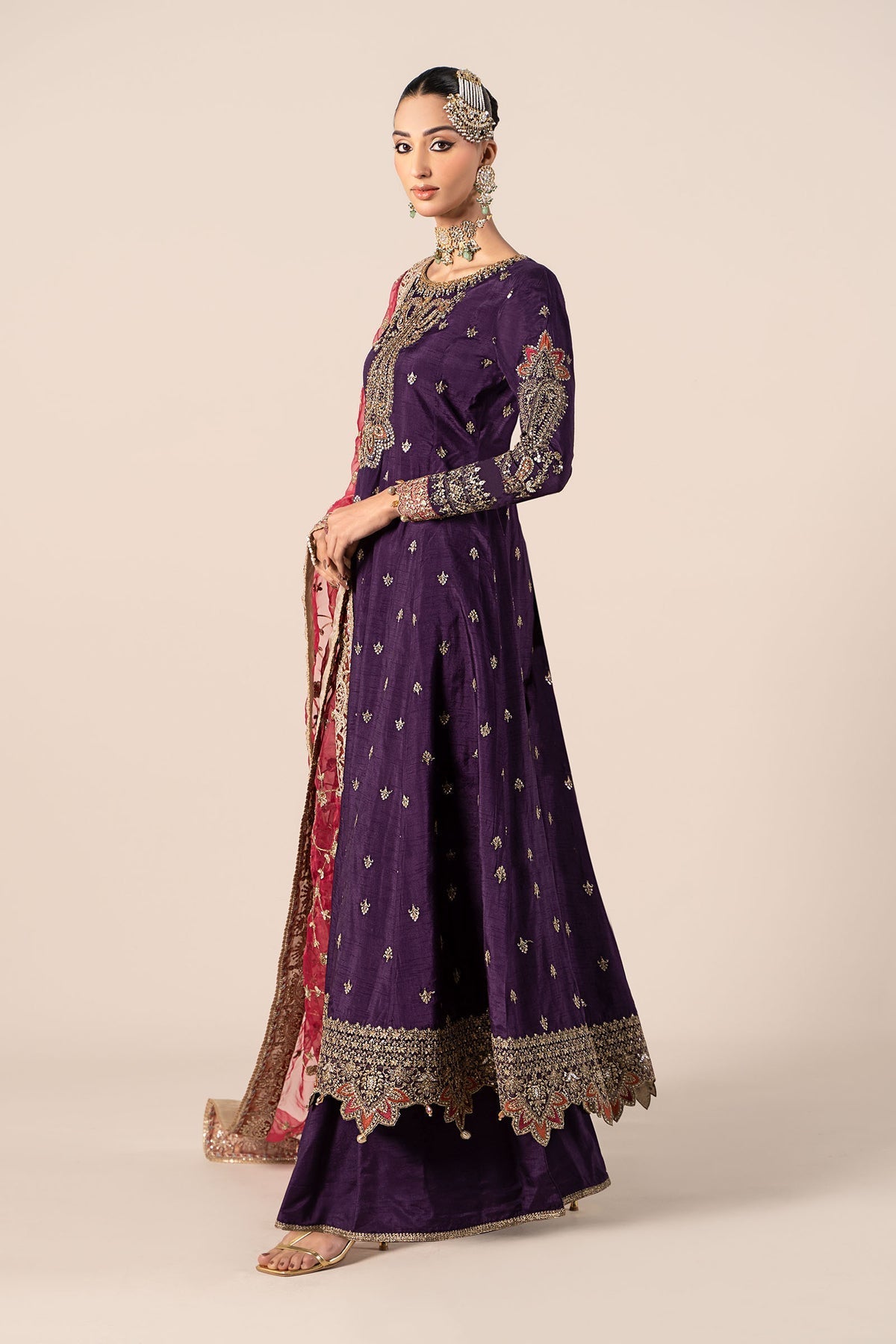 Maria B | Formal Wears | SF-EF25-02 by Maria B - Designer Dress - Type: Ladies Clothes - Available at Libayah - 100% Original