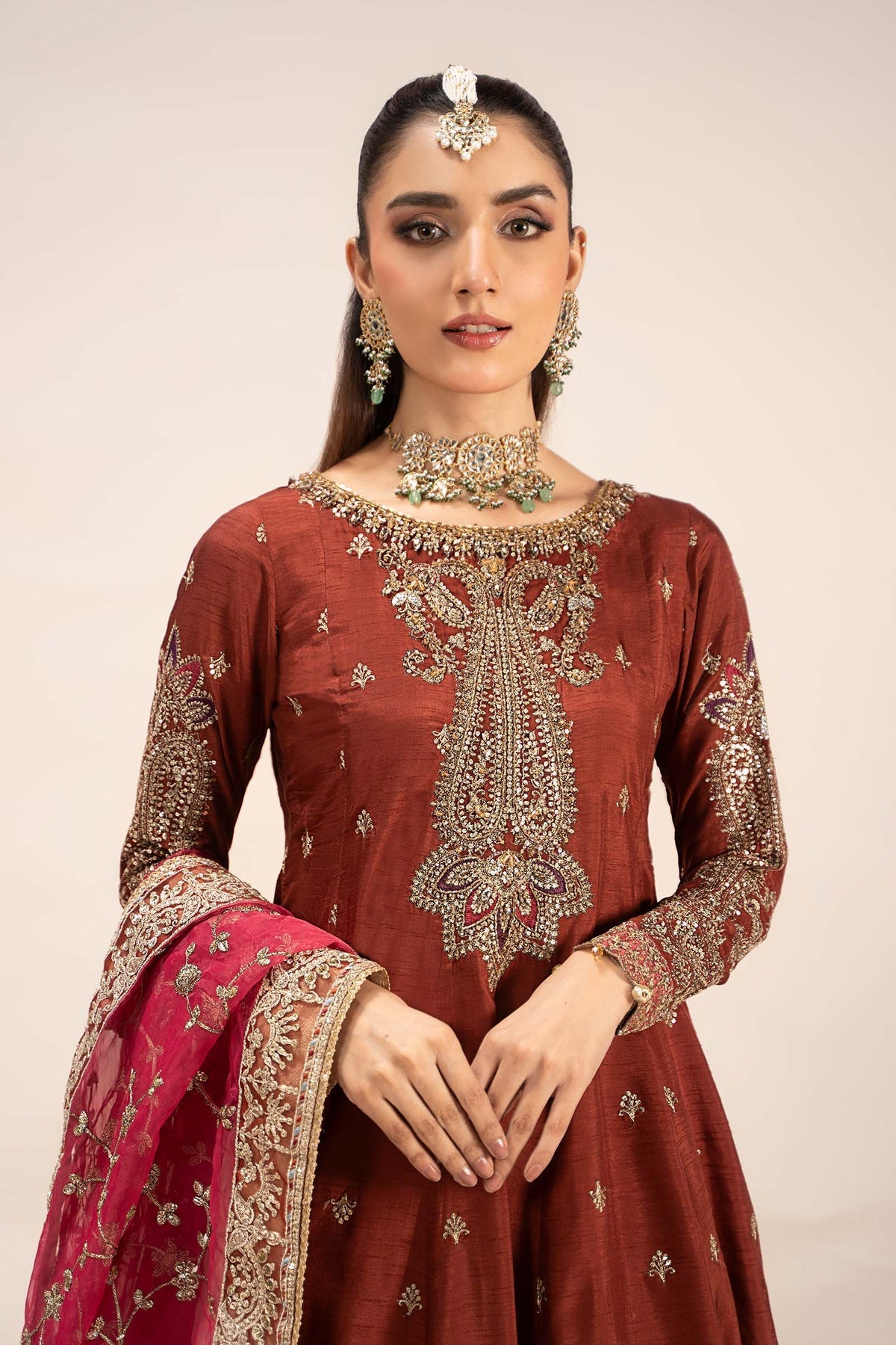 Maria B | Formal Wears | SF-EF25-02 by Maria B - Designer Dress - Type: Ladies Clothes - Available at Libayah - 100% Original