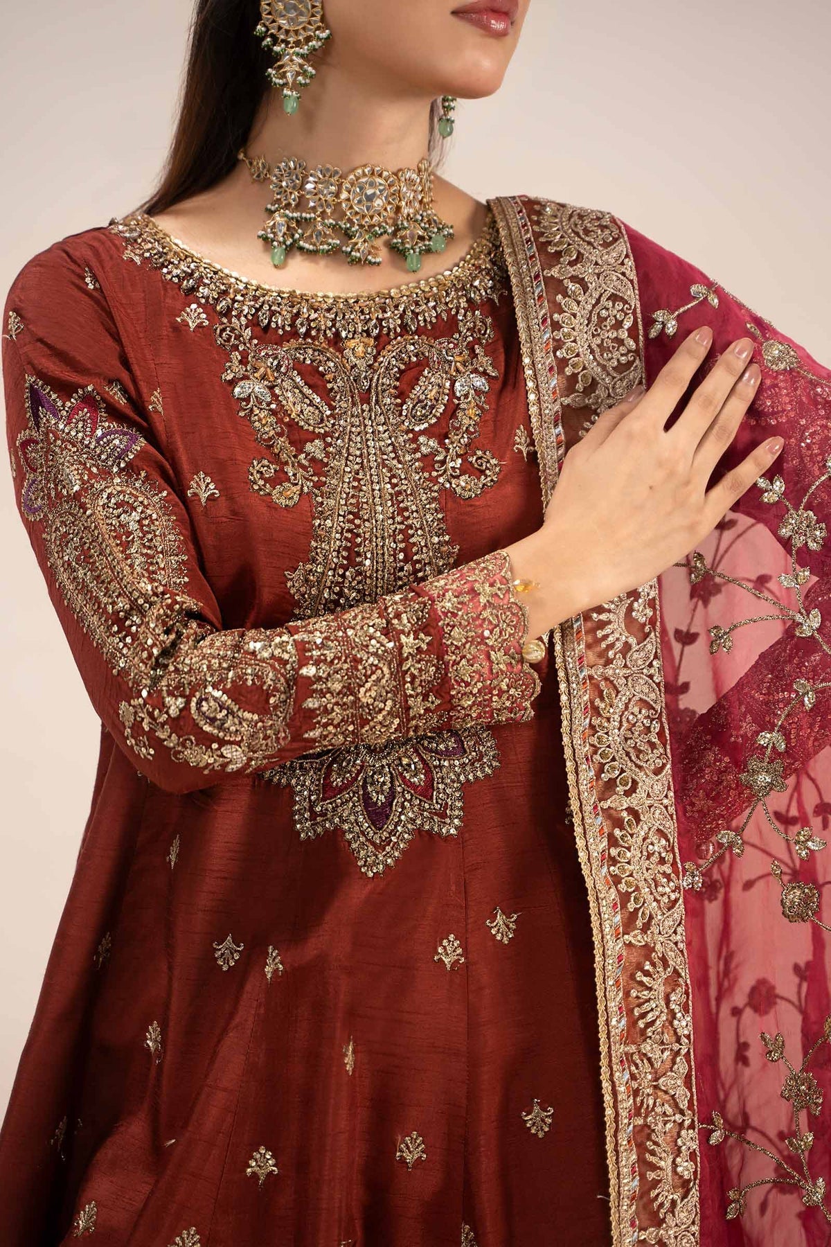 Maria B | Formal Wears | SF-EF25-02 by Maria B - Designer Dress - Type: Ladies Clothes - Available at Libayah - 100% Original