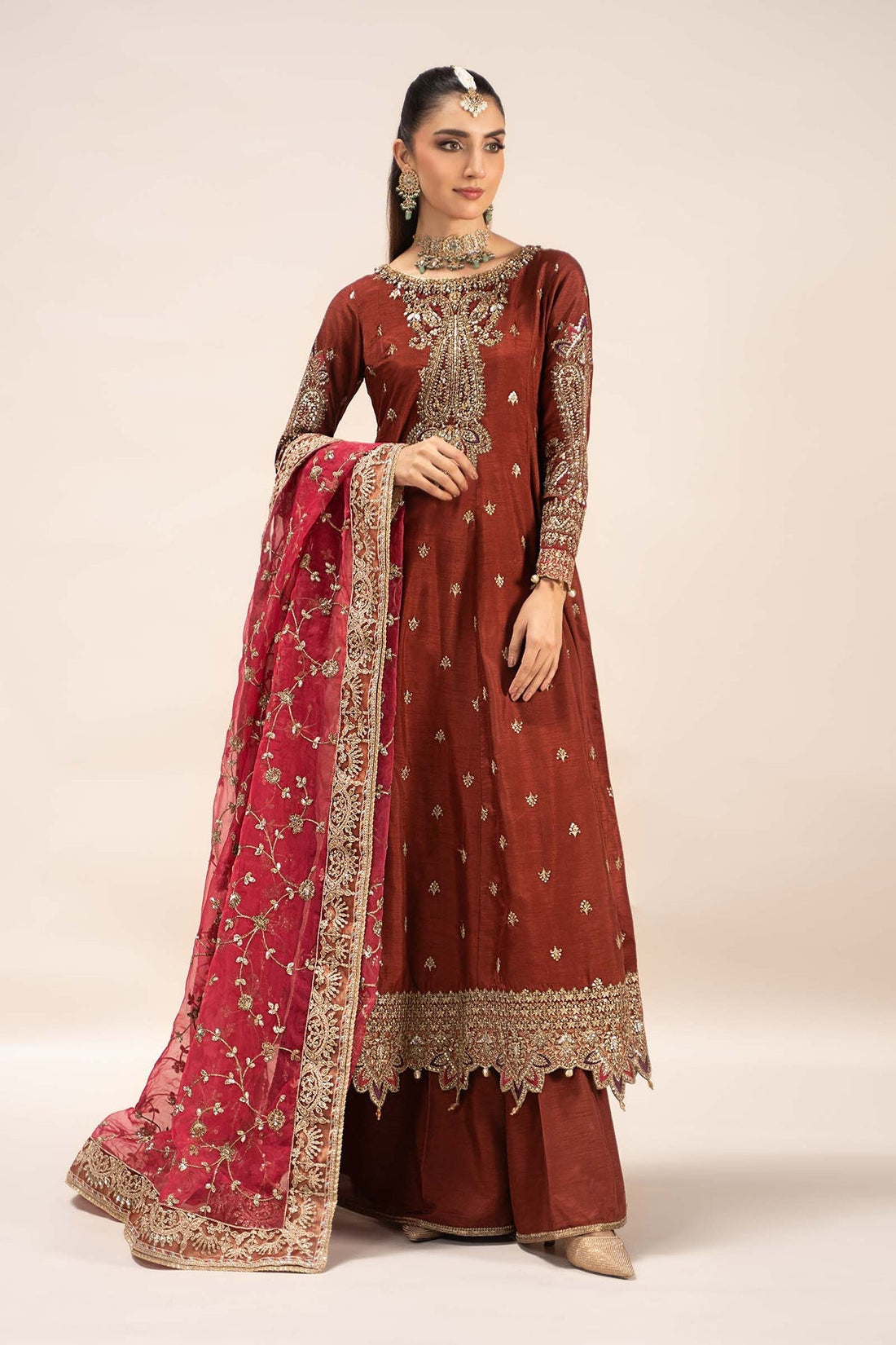 Maria B | Formal Wears | SF-EF25-02 by Maria B - Designer Dress - Type: Ladies Clothes - Available at Libayah - 100% Original