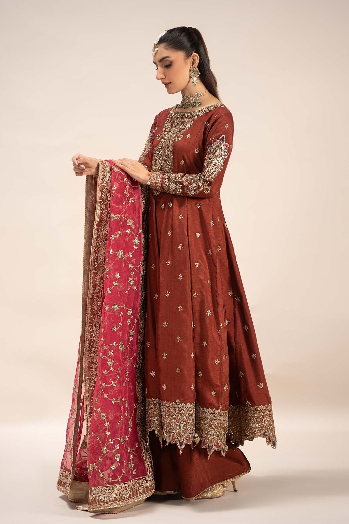 Maria B | Formal Wears | SF-EF25-02 by Maria B - Designer Dress - Type: Ladies Clothes - Available at Libayah - 100% Original