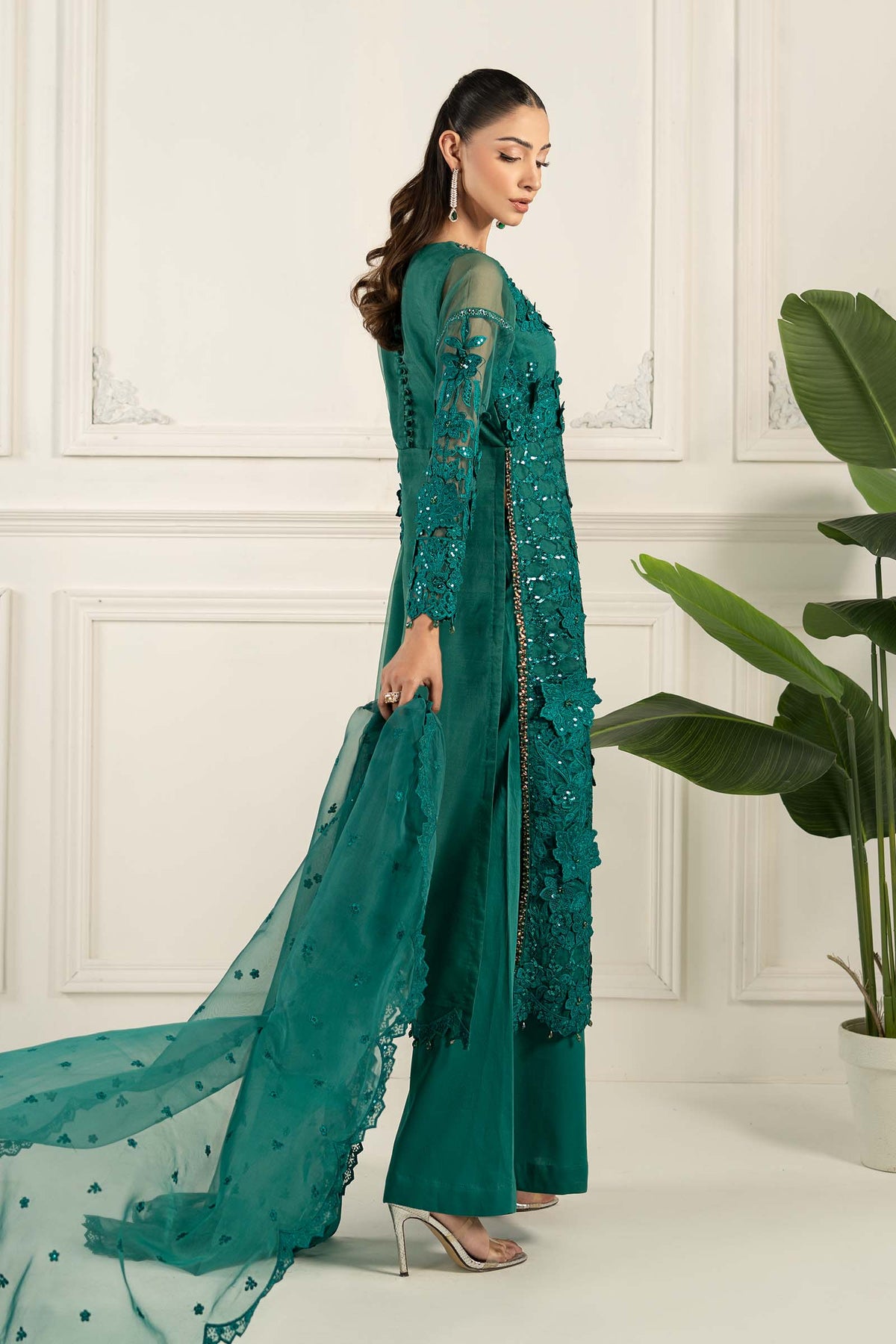 Maria B | Formal Wears | SF-EF25-04 by Maria B - Designer Dress - Type: Ladies Clothes - Available at Libayah - 100% Original