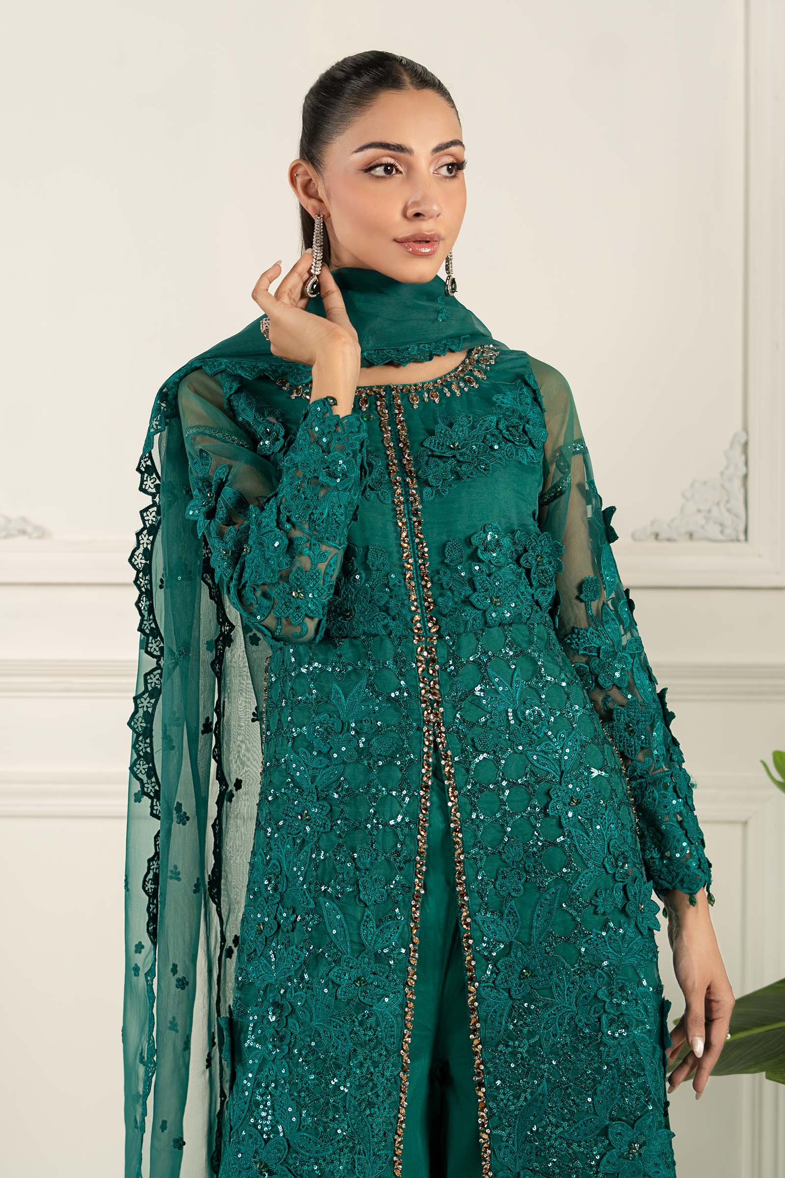 Maria B | Formal Wears | SF-EF25-04 by Maria B - Designer Dress - Type: Ladies Clothes - Available at Libayah - 100% Original