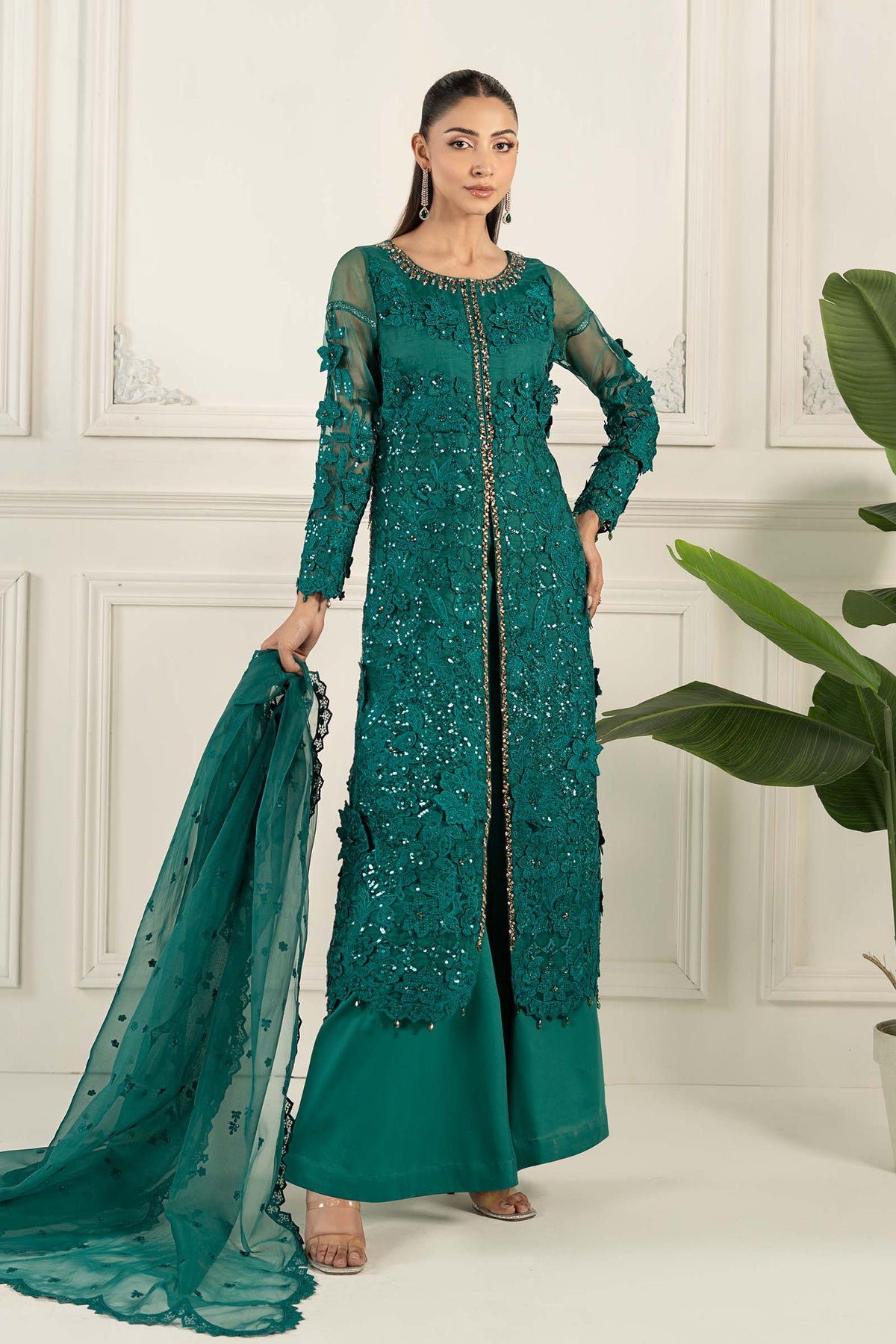 Maria B | Formal Wears | SF-EF25-04 by Maria B - Designer Dress - Type: Ladies Clothes - Available at Libayah - 100% Original