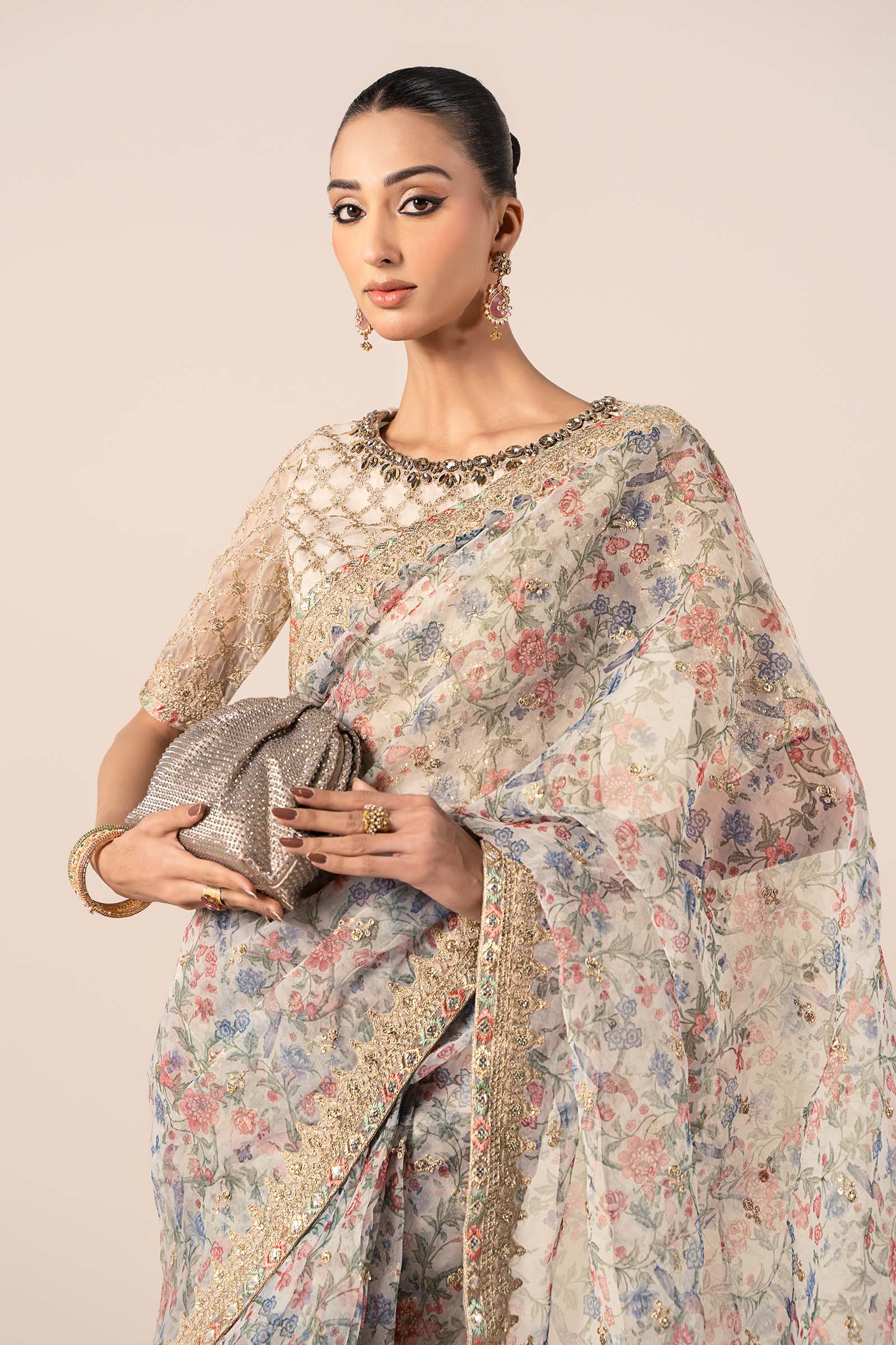 Maria B | Formal Wears | SF-EF25-08 by Maria B - Designer Dress - Type: Ladies Clothes - Available at Libayah - 100% Original