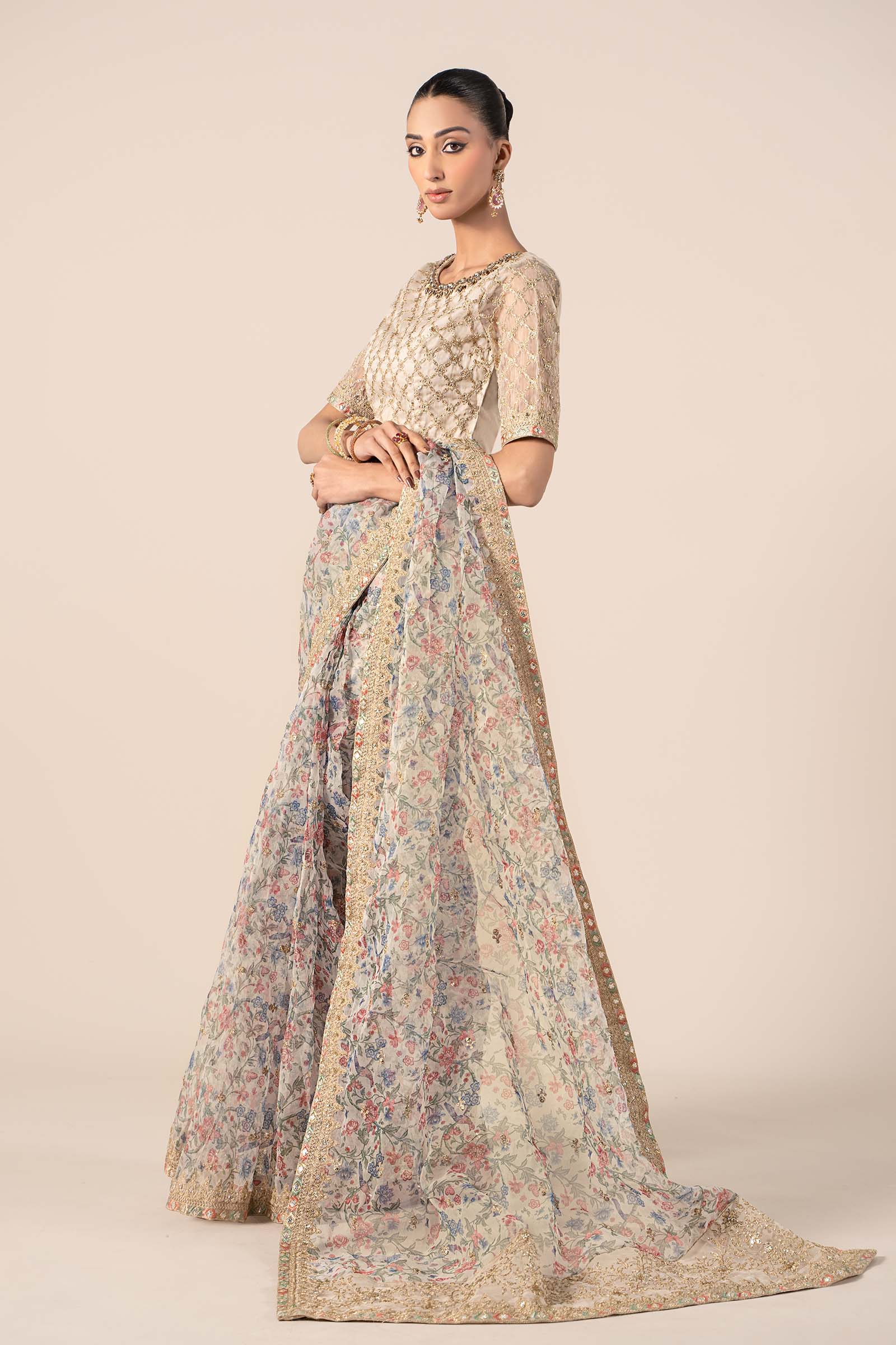 Maria B | Formal Wears | SF-EF25-08 by Maria B - Designer Dress - Type: Ladies Clothes - Available at Libayah - 100% Original