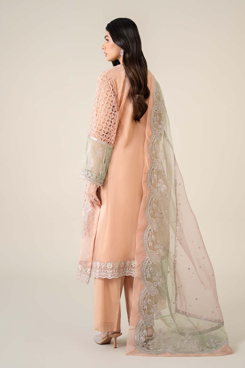 Maria B | Pre Fall 25 | Organza Suit 18 by Maria B - Designer Dress  - Type : Ladies Clothes - Available at Libayah - 100% Original 