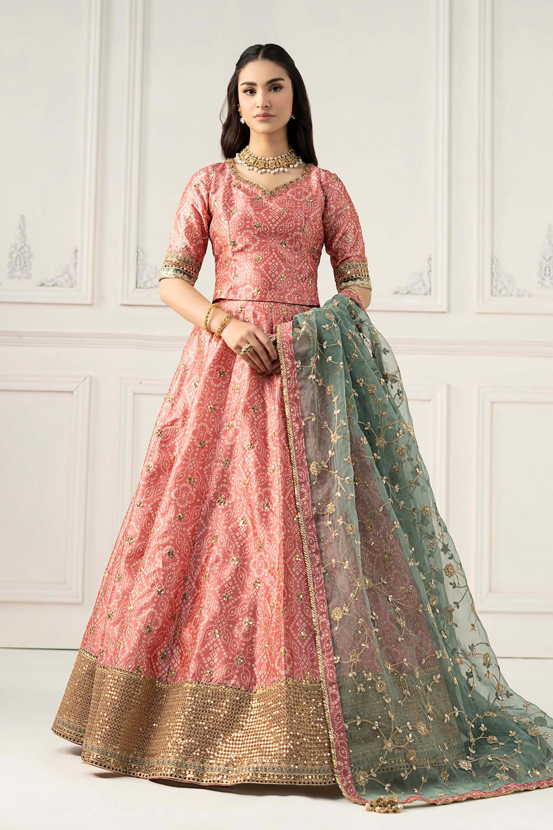 Maria B | Formal Wears | SF-EF25-11 by Maria B - Designer Dress - Type: Ladies Clothes - Available at Libayah - 100% Original
