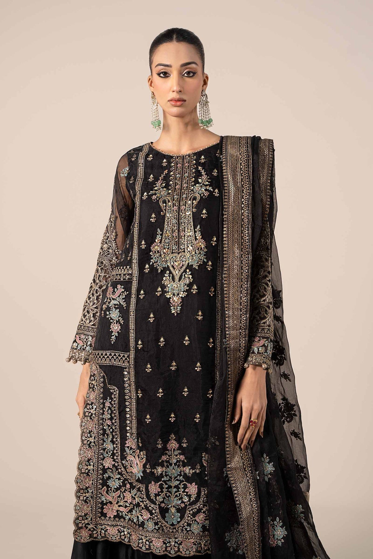 Maria B | Formal Wears | SF-EF25-24 by Maria B - Designer Dress - Type: Ladies Clothes - Available at Libayah - 100% Original