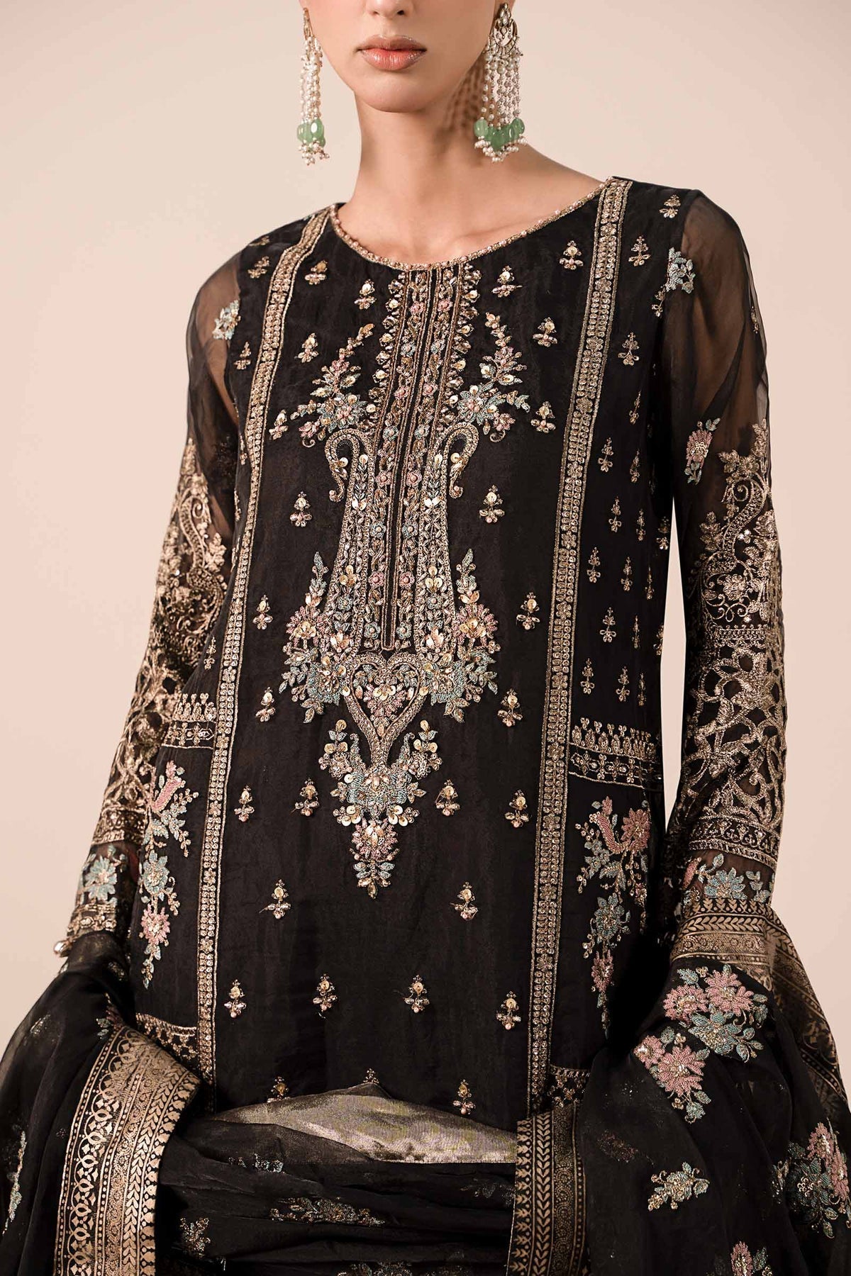 Maria B | Formal Wears | SF-EF25-24 by Maria B - Designer Dress - Type: Ladies Clothes - Available at Libayah - 100% Original