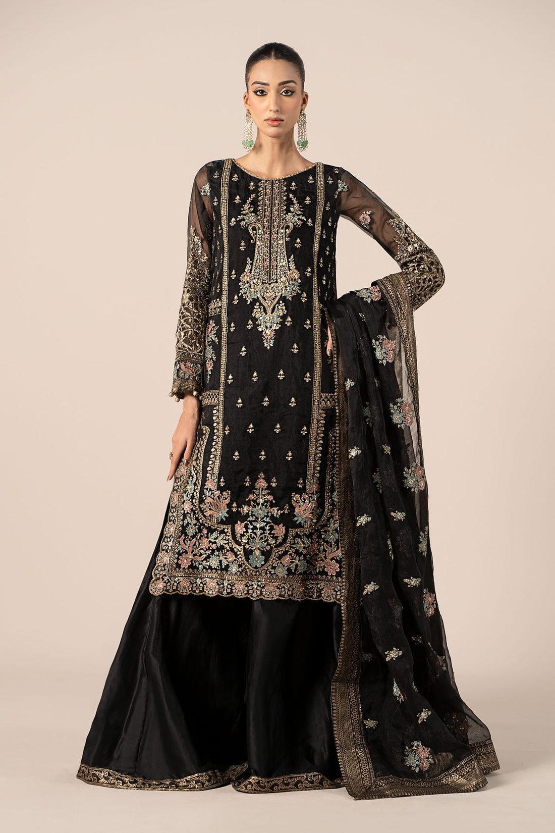 Maria B | Formal Wears | SF-EF25-24 by Maria B - Designer Dress - Type: Ladies Clothes - Available at Libayah - 100% Original
