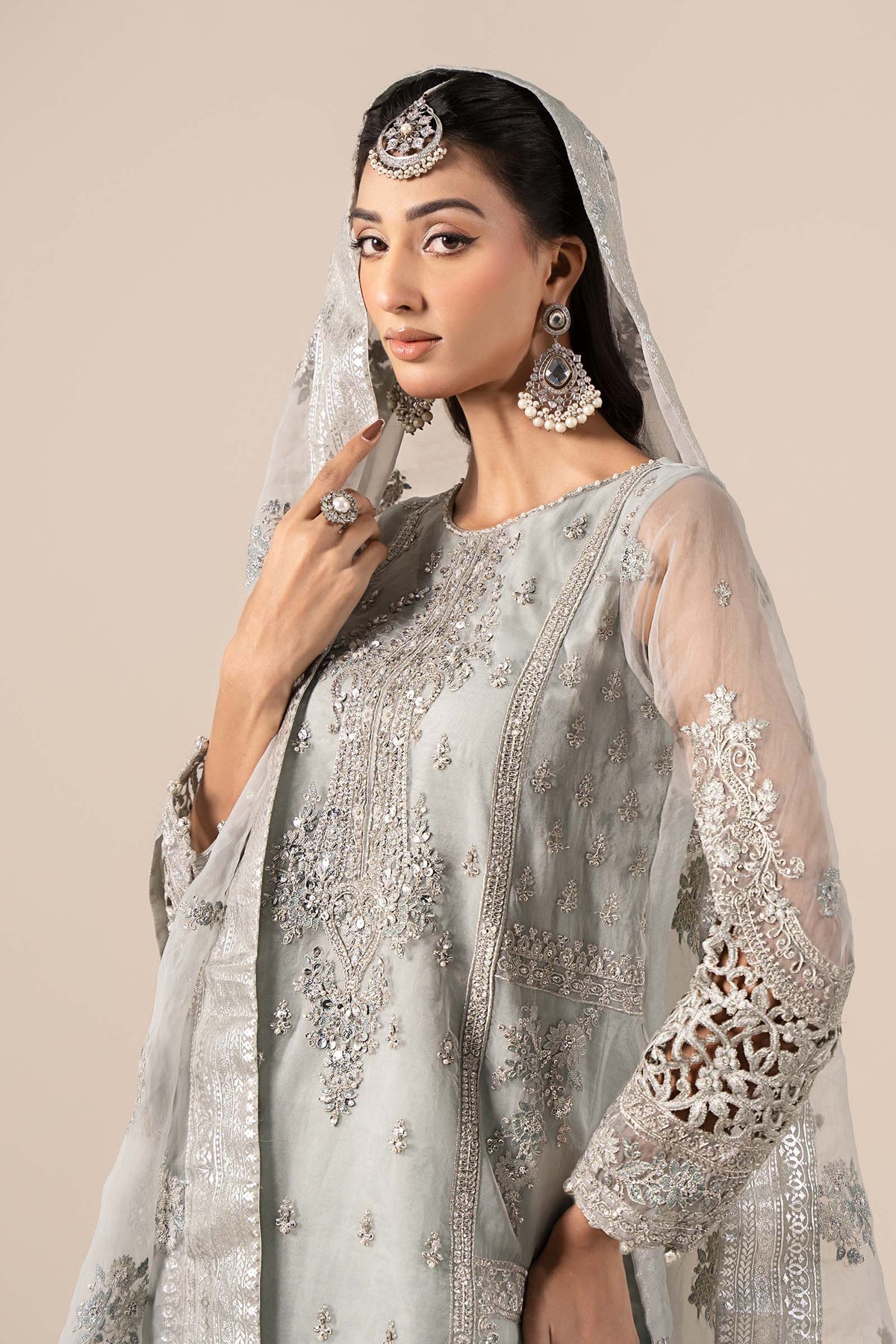 Maria B | Formal Wears | SF-EF25-24 by Maria B - Designer Dress - Type: Ladies Clothes - Available at Libayah - 100% Original